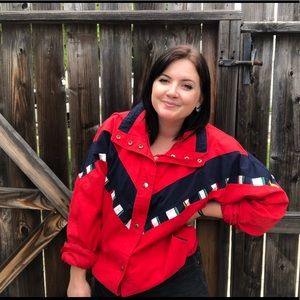 ::SOLD:: Super sick 80’s windbreaker